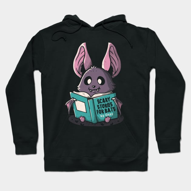 Scary Stories for Bats Book Worm by Tobe Fonseca Hoodie by Tobe_Fonseca